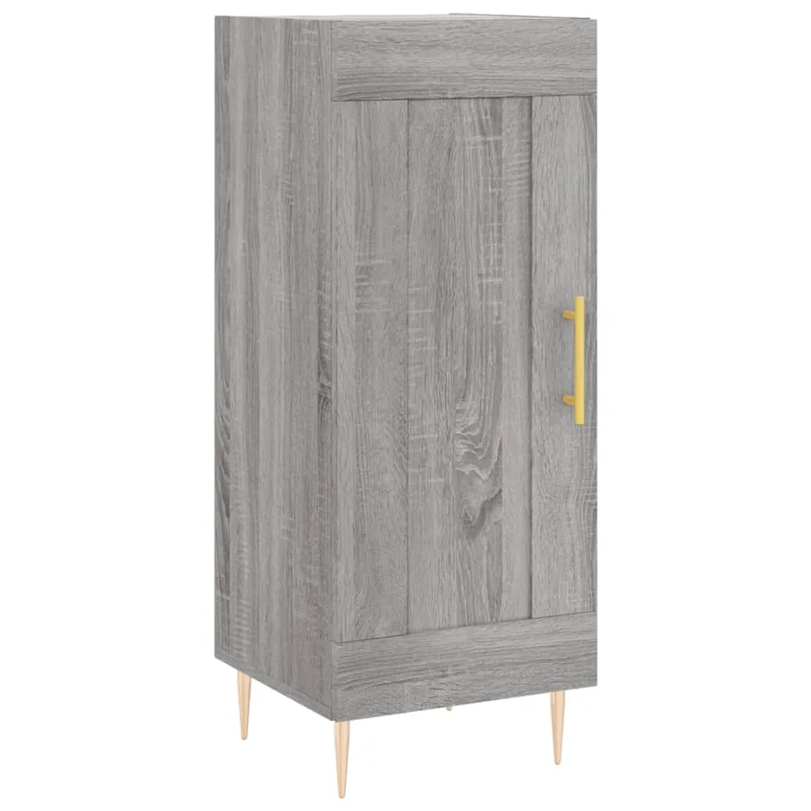 Buffet haut Sonoma gris 34,5x34x180 cm Bois d'ingénierie - 7