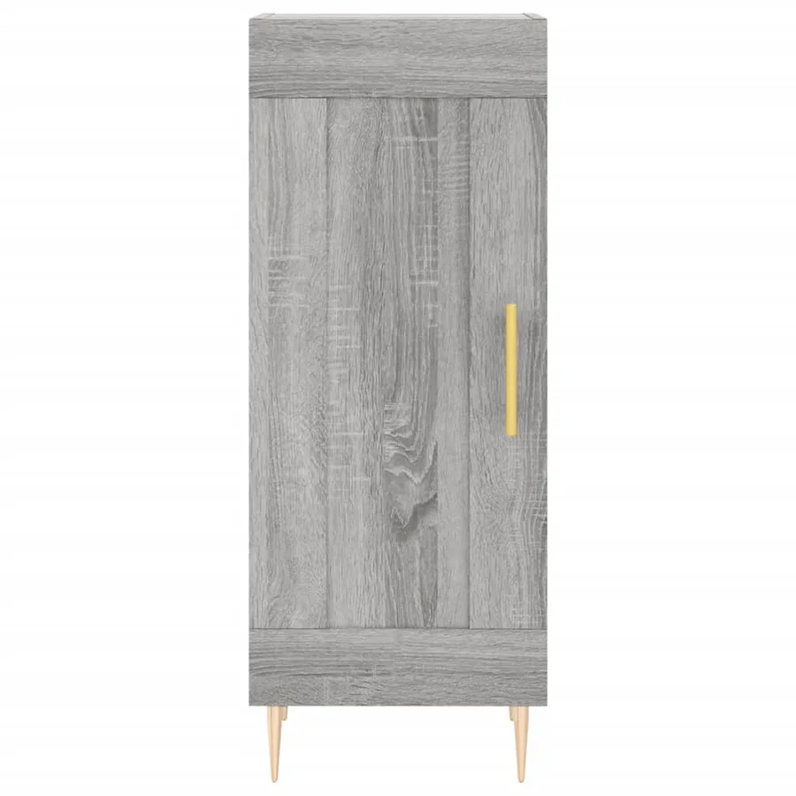 Buffet haut Sonoma gris 34,5x34x180 cm Bois d'ingénierie - 8