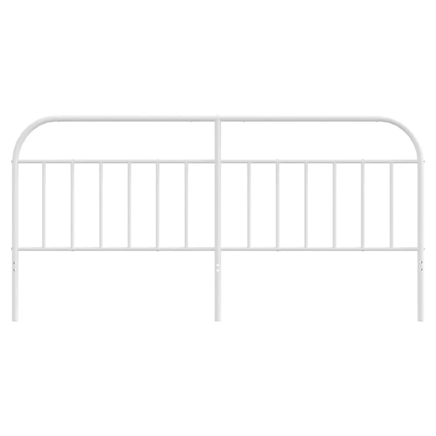 Tête de lit de remplacement métal blanc 200 cm - 4