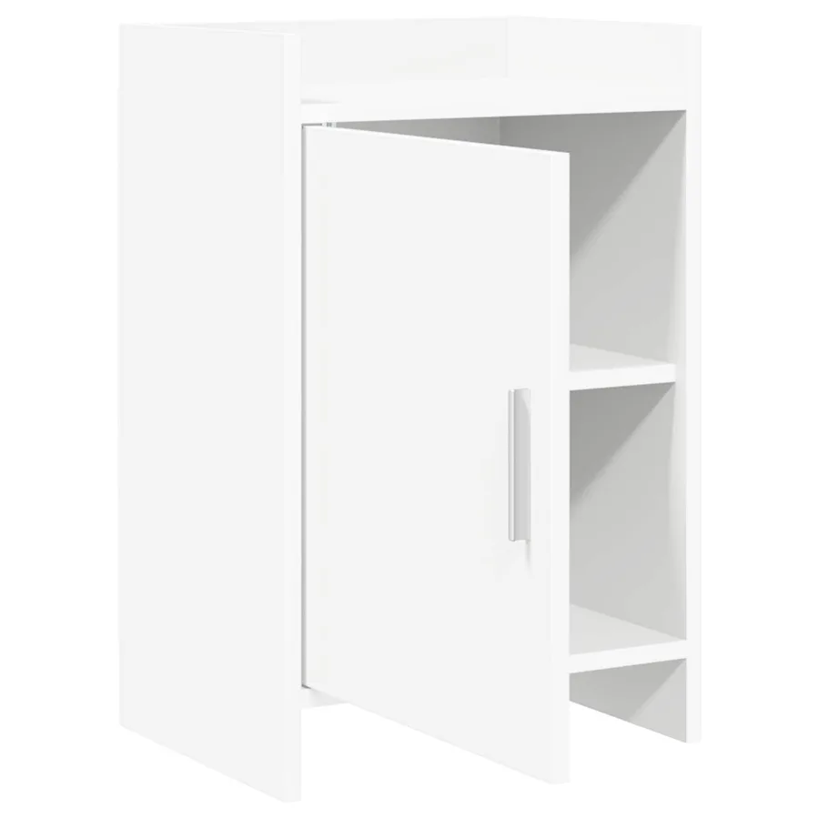Tables de chevet Blanc 40 x 30 x 60 cm Bois d'ingénierie - 3