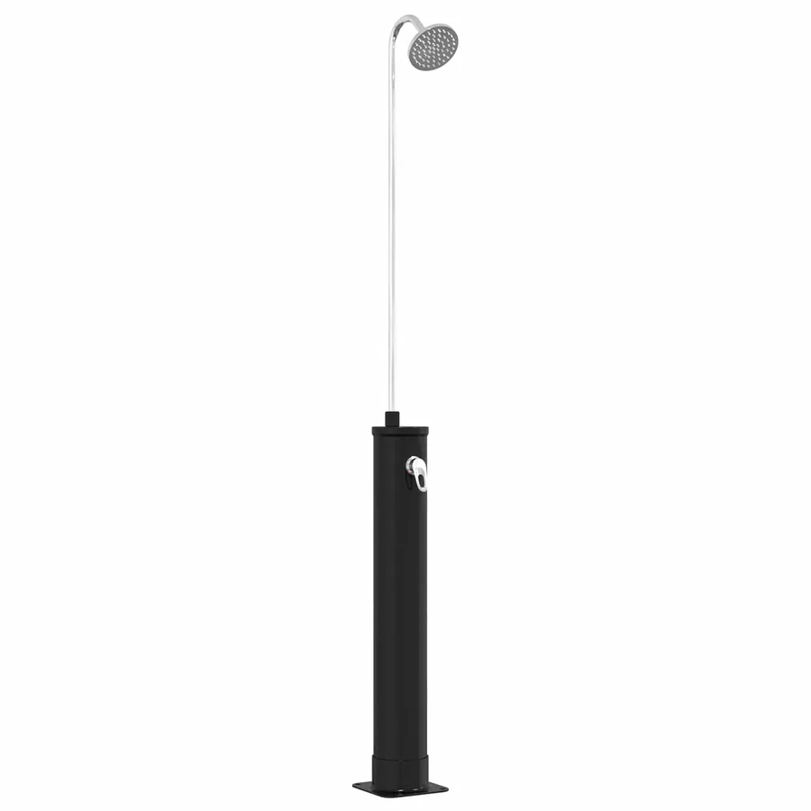 Douche Solaire avec Tête de Douche 20 l Noir - 2