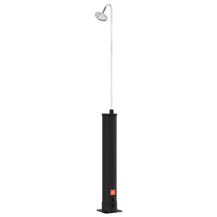 Douche Solaire avec Tête de Douche 20 l Noir - 5