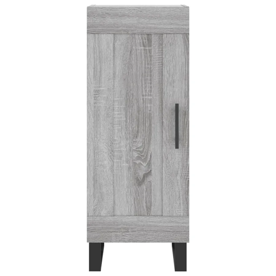 Buffet haut Sonoma gris 34,5x34x180 cm Bois d'ingénierie - 6