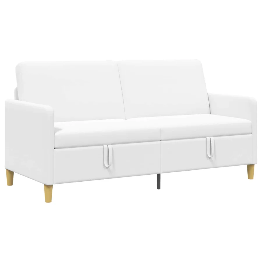 Sofa avec rangement Blanc 172 x 78 x 87 cm Polyester - 2