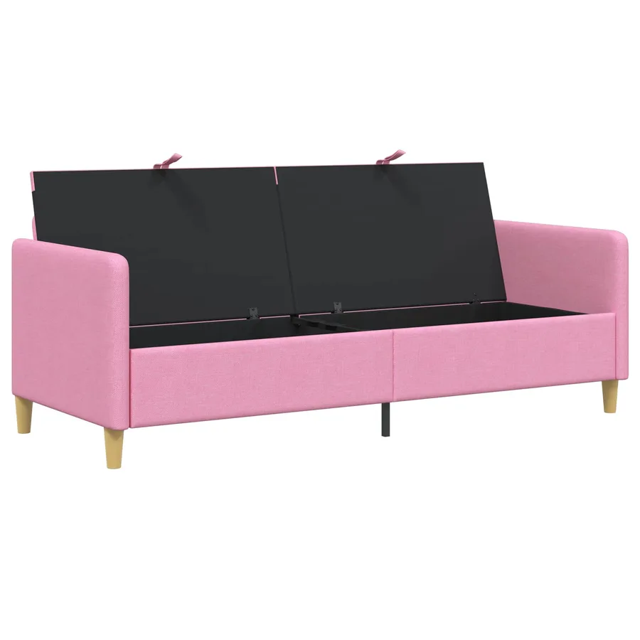 Sofa avec rangement Rose 192 x 78 x 87 cm Polyester - 4
