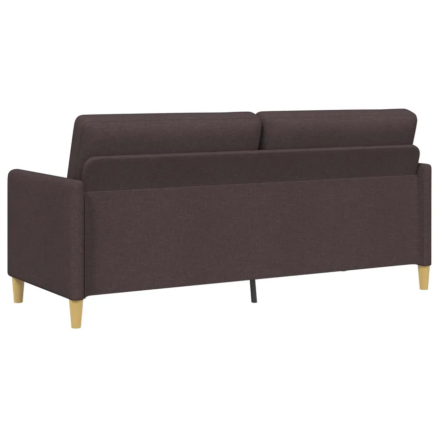Sofa avec rangement Marron foncé 192 x 78 x 87 cm Polyester - 5