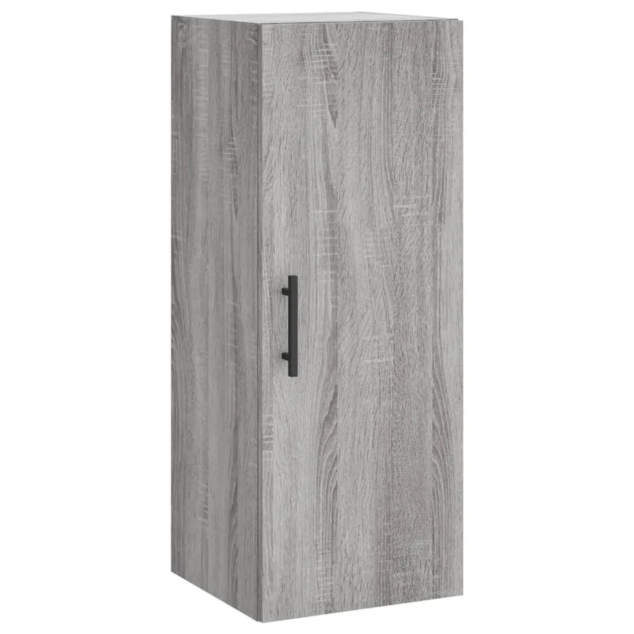 Buffet haut Sonoma gris 34,5x34x180 cm Bois d'ingénierie - 5