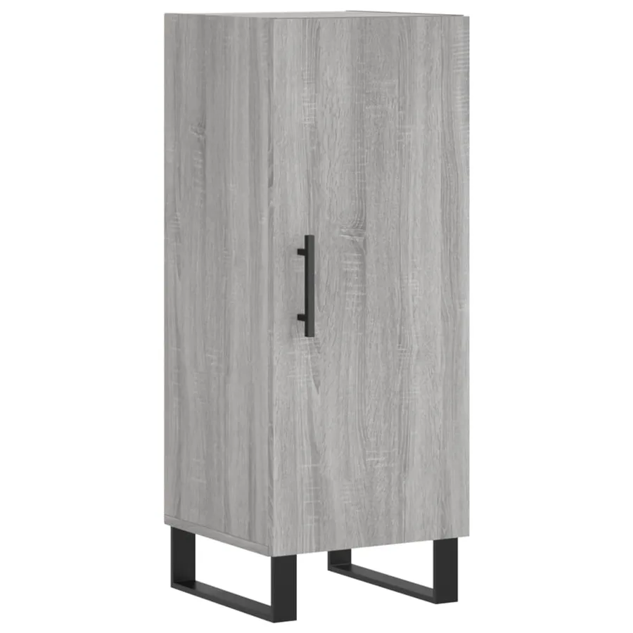 Buffet haut Sonoma gris 34,5x34x180 cm Bois d'ingénierie - 7