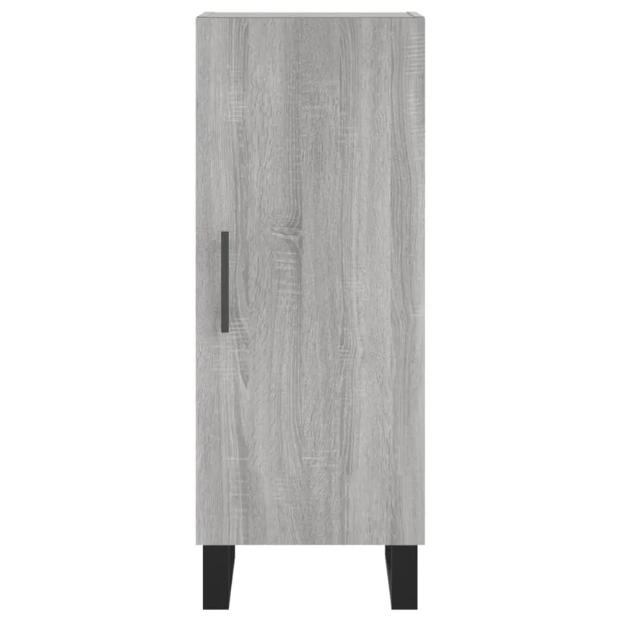 Buffet haut Sonoma gris 34,5x34x180 cm Bois d'ingénierie - 8