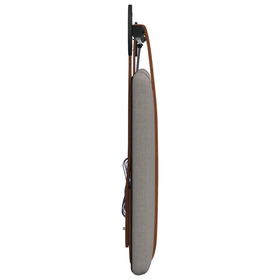 Tête de lit suspendue Avec lumière LED Taupe PU antique - 7
