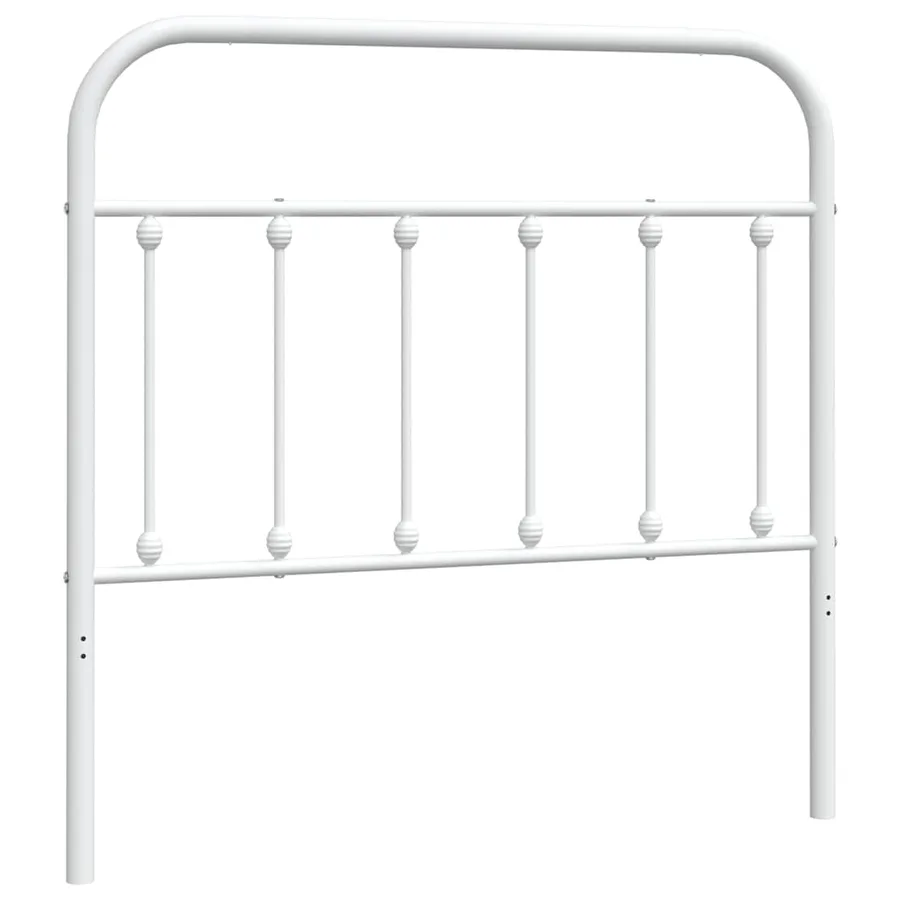 Tête de lit de remplacement métal blanc 100 cm - 2
