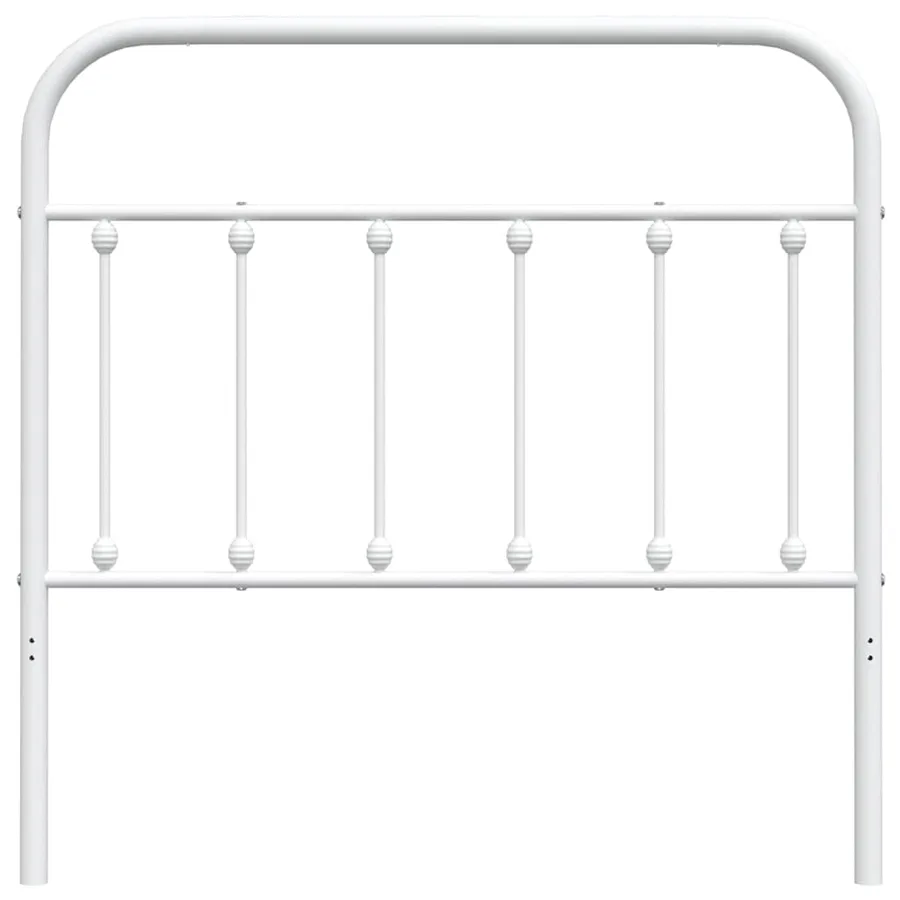 Tête de lit de remplacement métal blanc 100 cm - 4