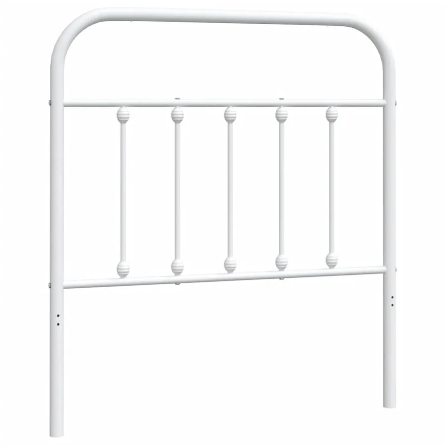 Tête de lit de remplacement métal blanc 80 cm - 2