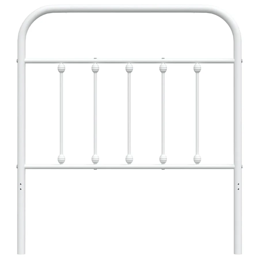 Tête de lit de remplacement métal blanc 80 cm - 4