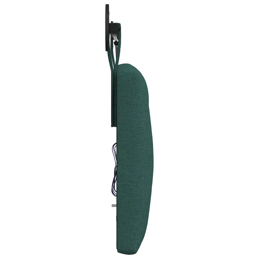 Tête de lit suspendue Avec lumière LED Vert foncé Tissu - 7