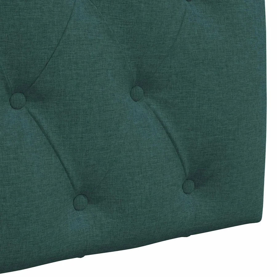 Tête de lit suspendue Avec lumière LED Vert foncé Tissu - 9
