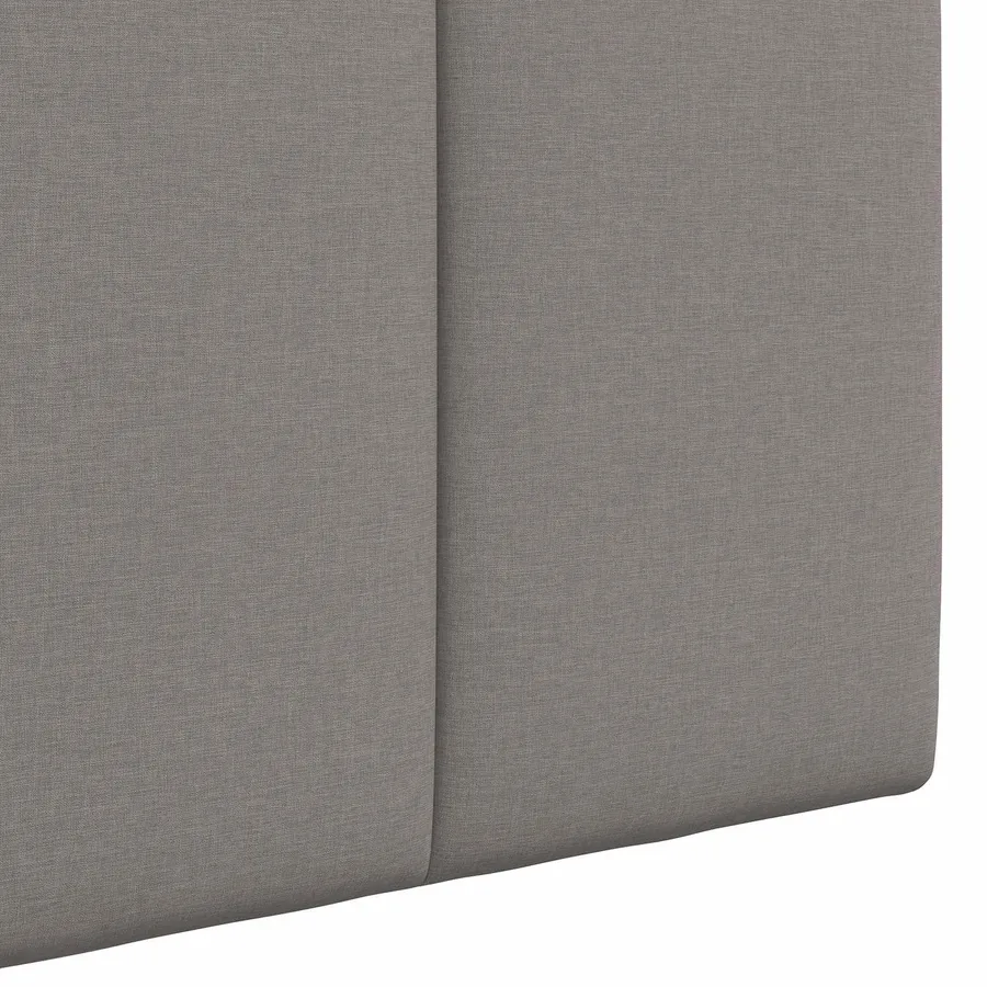 Tête de lit suspendue Avec lumière LED Taupe Tissu - 9