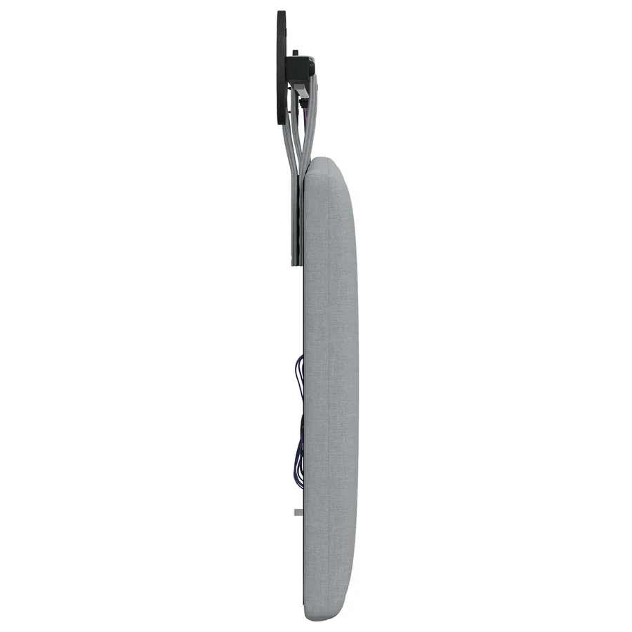 Tête de lit suspendue Avec lumière LED Gris clair Tissu - 7