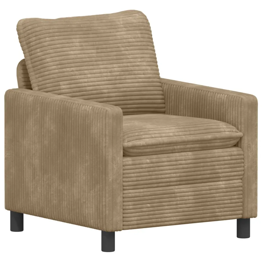 Ensemble de Canapés 2 pcs Taupe Polyester - 3