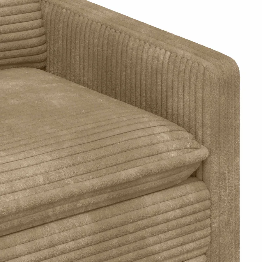 Ensemble de Canapés 2 pcs Taupe Polyester - 5