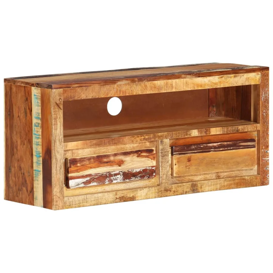 Meubles TV 2 pcs 88x30x40 cm Bois de récupération solide - 12