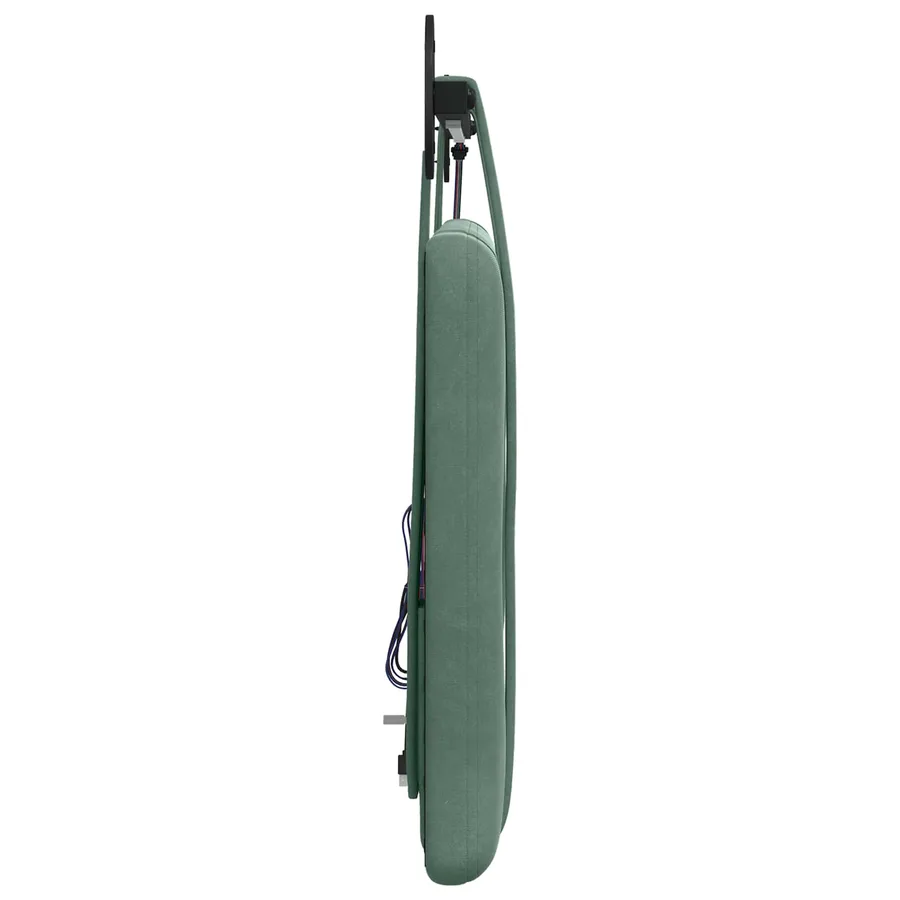 Tête de lit suspendue Avec lumière LED Vert Mer Velours - 7