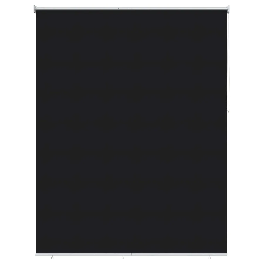Store roulant extérieur protection UV Noir 165 x 140 cm (L x H) - 2