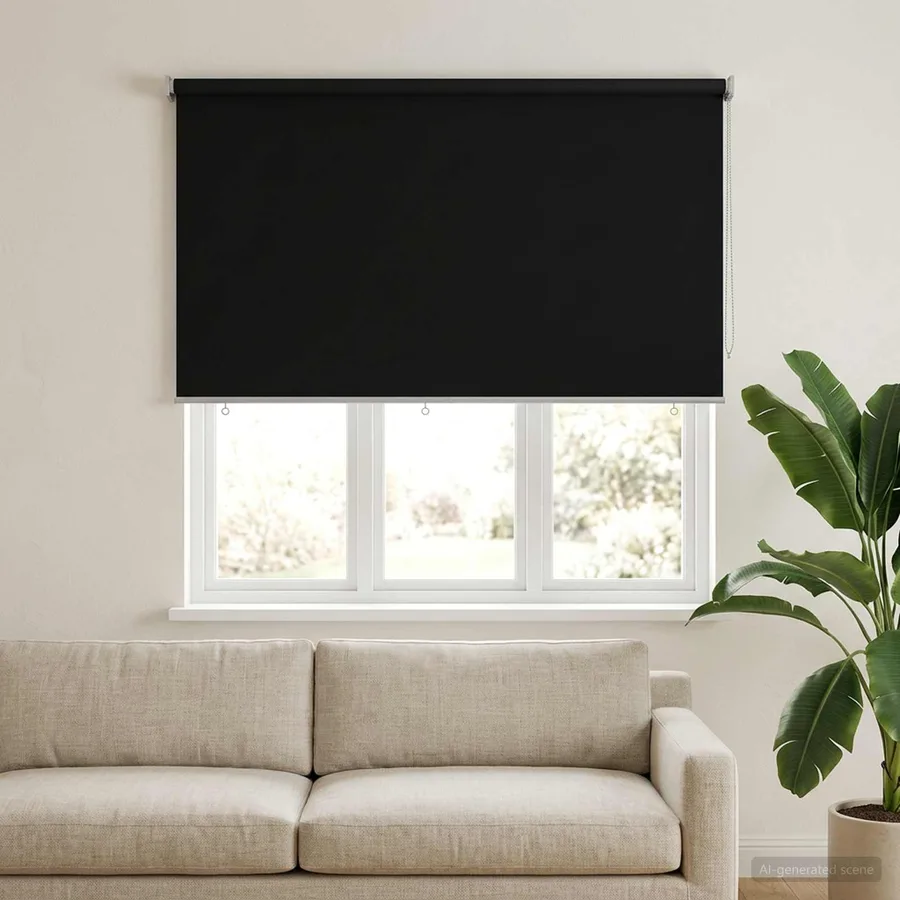 Store roulant extérieur protection UV Noir 165 x 140 cm (L x H) - 3
