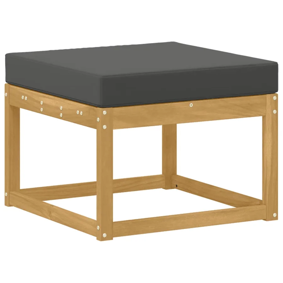 Ensemble de canapés d'extérieur 5 pcs Blanc et anthracite - 4