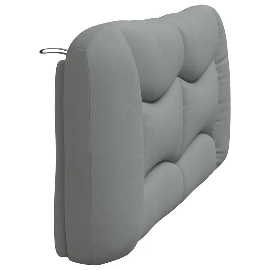 Coussin de tête de lit Hvar gris clair 183 cm tissu - 6