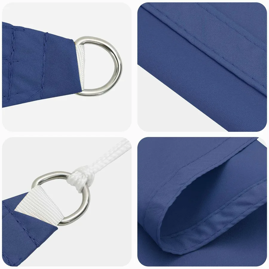 Voile d'ombre Bleu 6 x 2,5 m 100 % polyester Oxford - 4