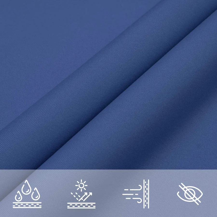Voile d'ombre Bleu 6 x 2,5 m 100 % polyester Oxford - 6