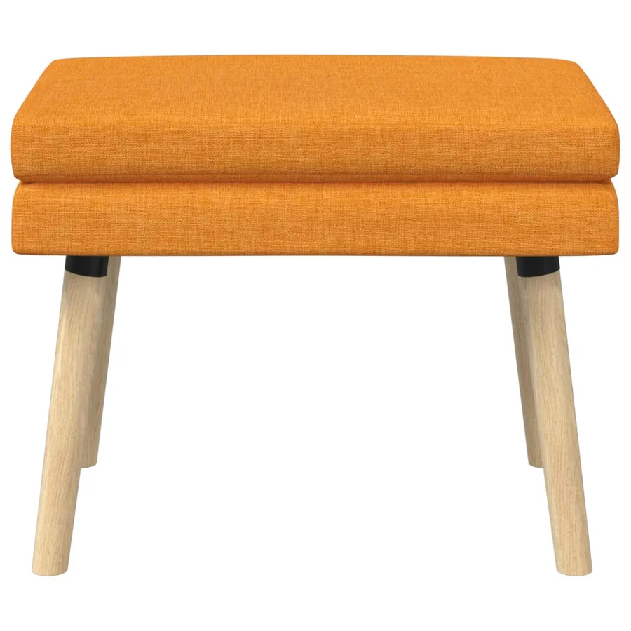 Banc à double couche Jaune foncé 60 x 40 x 46 cm Tissu - 5