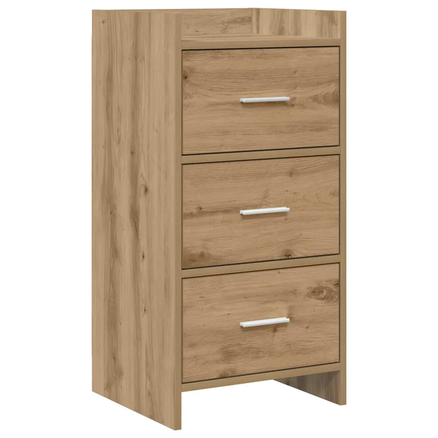 Buffet Chêne artisanal 40 x 36 x 80 cm Bois d'ingénierie - 2