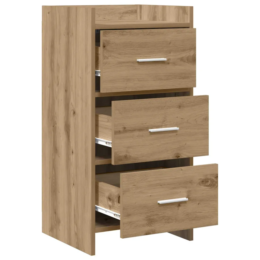 Buffet Chêne artisanal 40 x 36 x 80 cm Bois d'ingénierie - 4