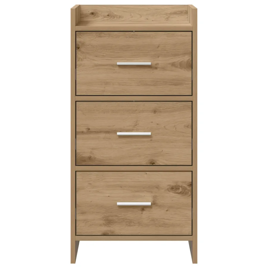 Buffet Chêne artisanal 40 x 36 x 80 cm Bois d'ingénierie - 5