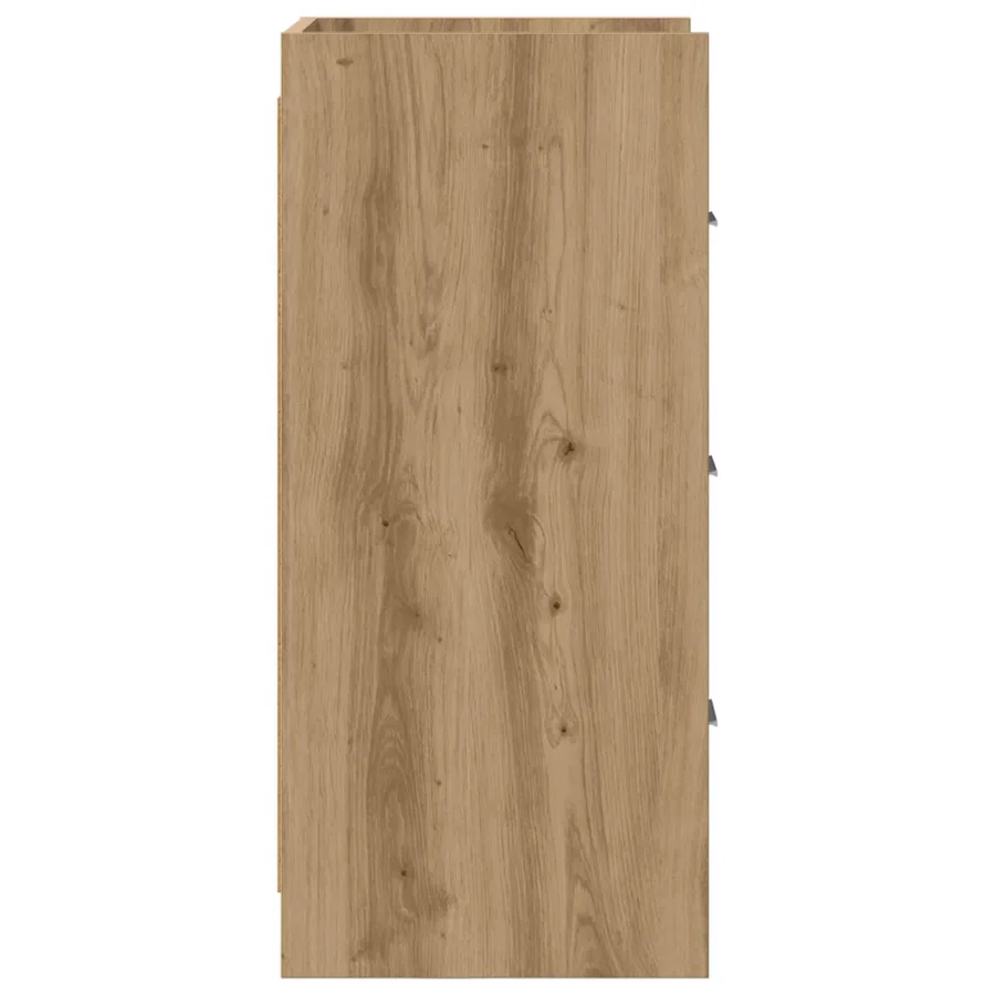 Buffet Chêne artisanal 40 x 36 x 80 cm Bois d'ingénierie - 6