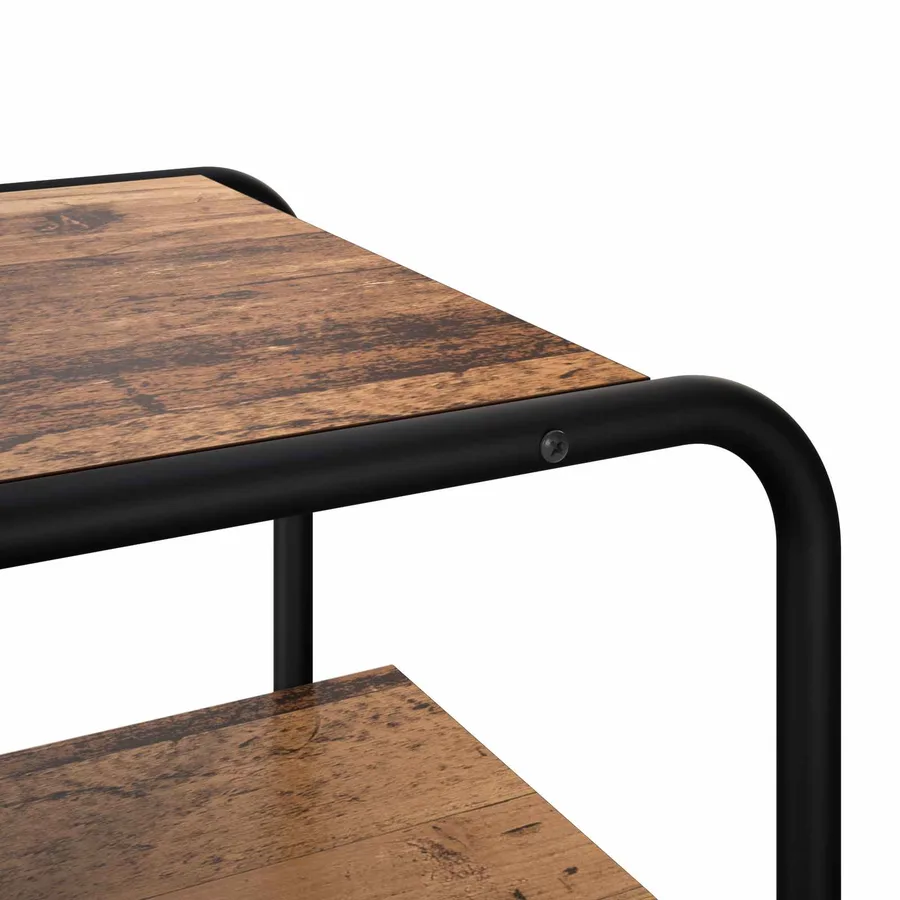 Table console Bois ancien 80 x 41 x 75 cm Bois d'ingénierie - 6