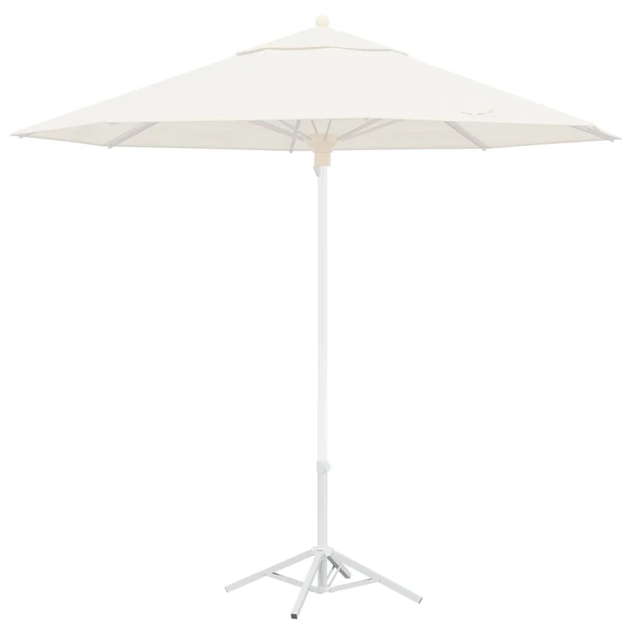 Support de parasol Blanc Acier pour 25-32 mm Poteau - 3