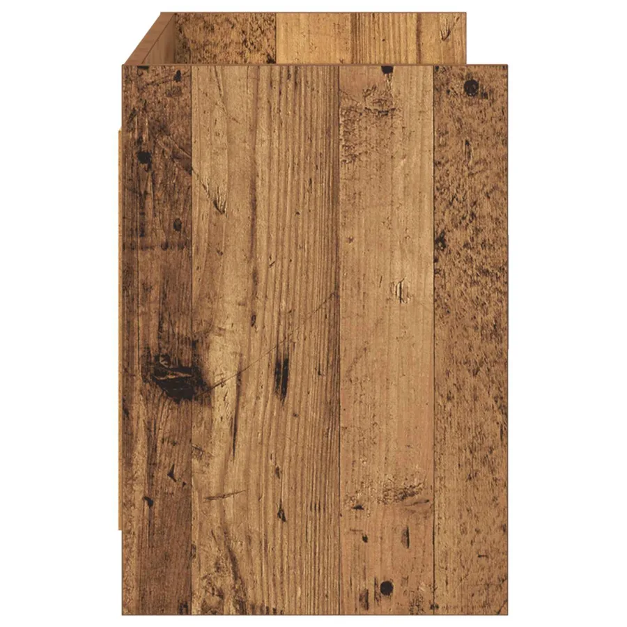 Meuble TV 130 x 33 x 47 cm Bois ancien Bois d'ingénierie - 6