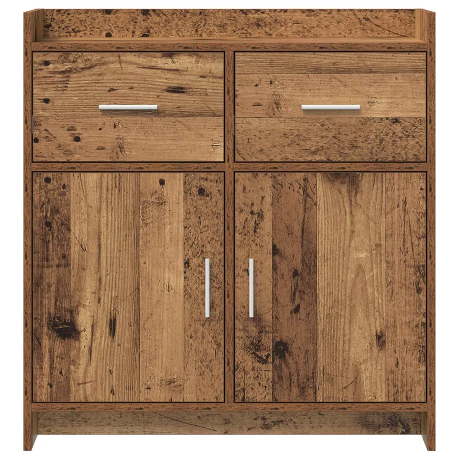 Buffet Bois ancien 75 x 36 x 80 cm Bois d'ingénierie - 5