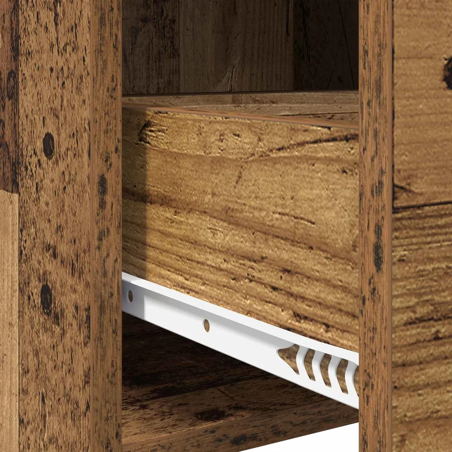 Buffet Bois ancien 75 x 36 x 80 cm Bois d'ingénierie - 8