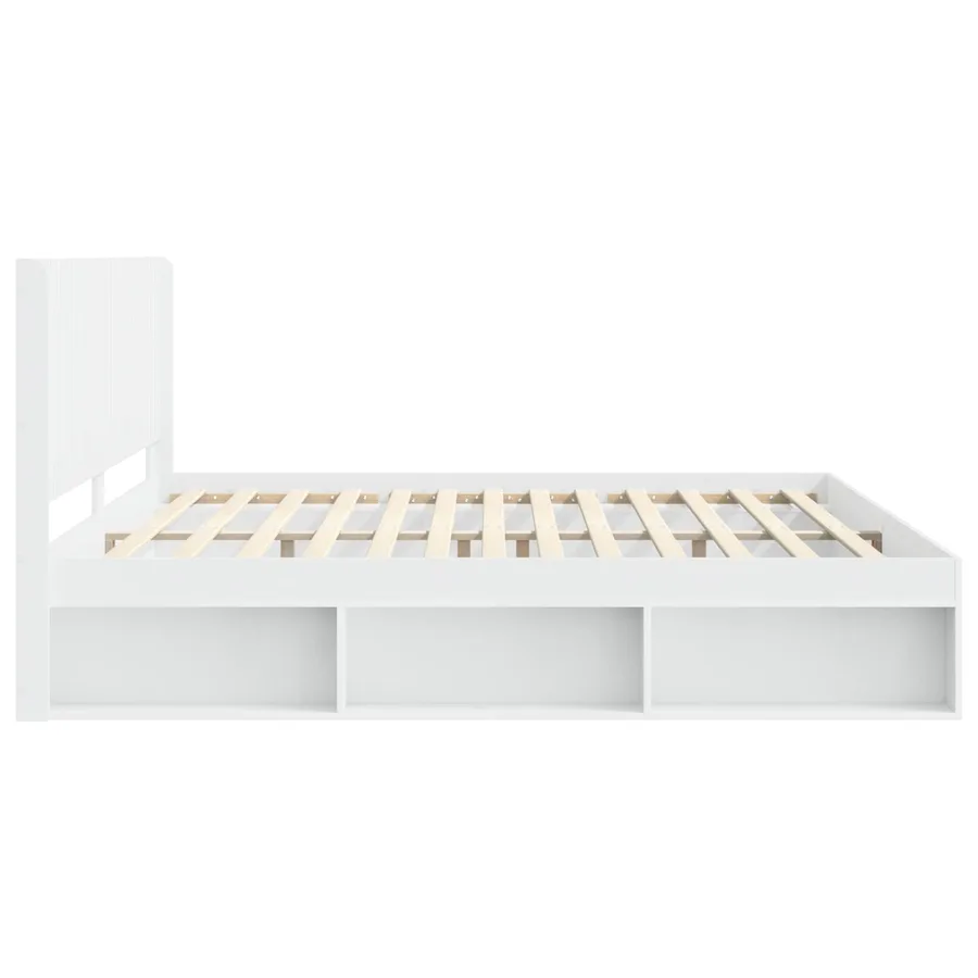 Cadre de lit avec rangement et tête de lit 2 pc - 6