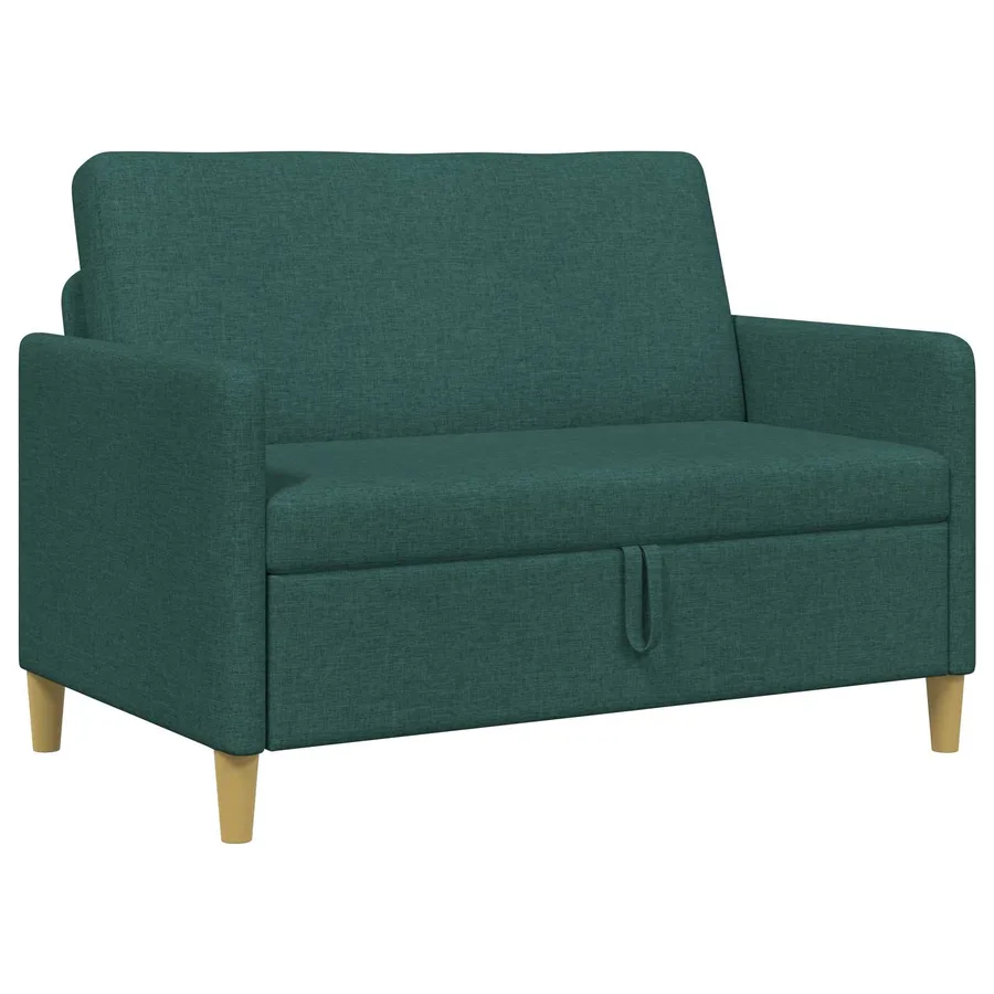 Sofa avec rangement Vert foncé 122 x 78 x 87 cm Polyester - 2