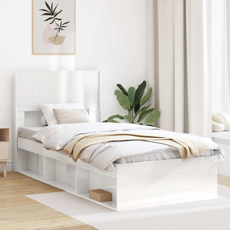 Tête de lit Blanc brillant PB