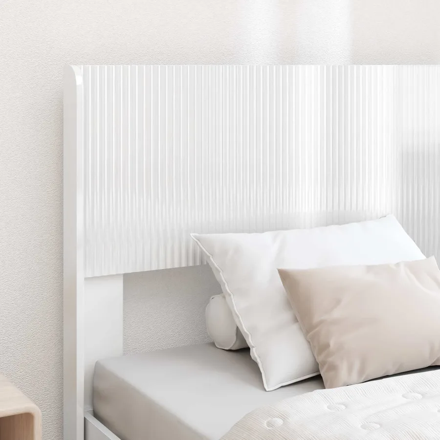 Tête de lit Blanc brillant PB - 3