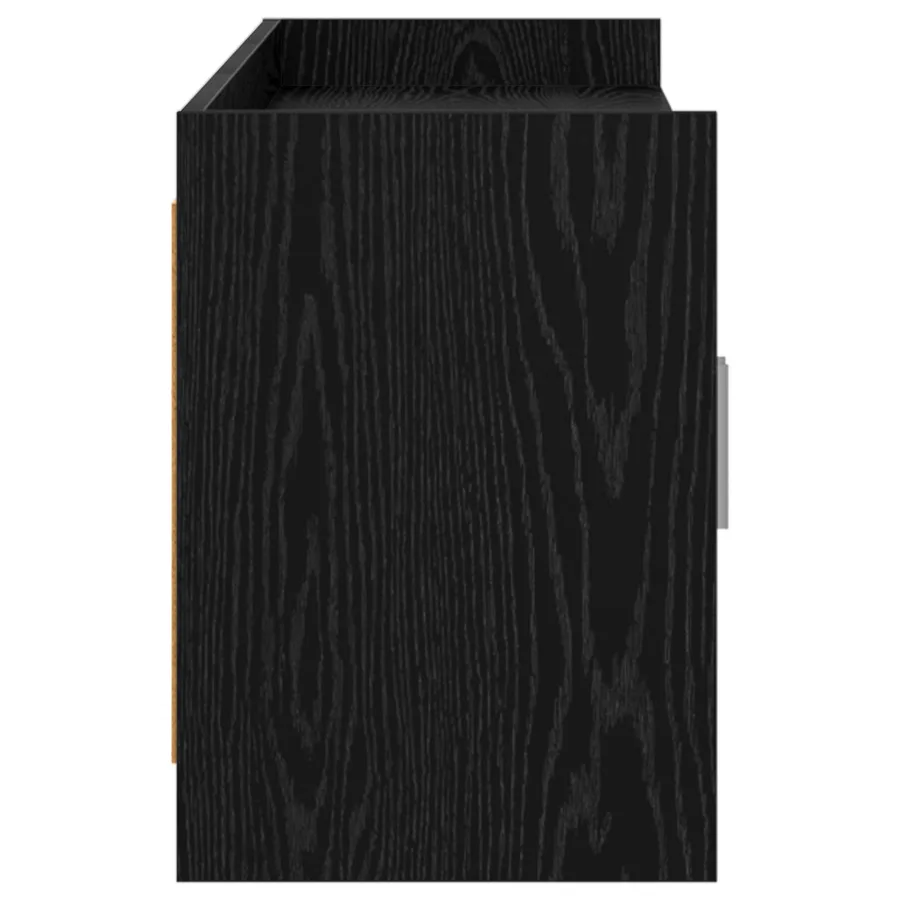 Meuble TV 168 x 33 x 47 cm Chêne noir Bois d'ingénierie - 6