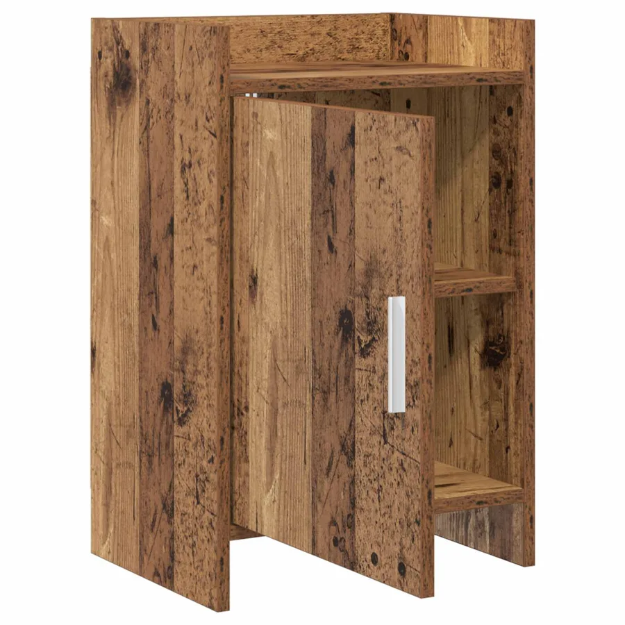 Tables de chevet 2 pcs Bois ancien 40 x 30 x 60 cm - 3