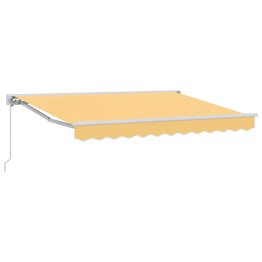 Auvent rétractable Sable 3,5 x 2 m Polyester et Aluminium - 2