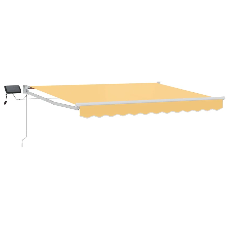 Store rétractable manuel avec LEDs Sable - 2
